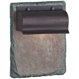 Retron Natural Slate and Copper 10" High Outdoor Wall Light   #J7571