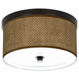 Interweave Giclee 10 1/4" Wide CFL Bronze Ceiling Light   #K2833 V2341