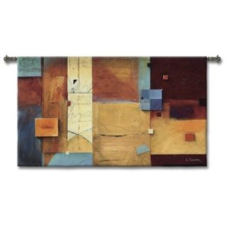 Squares 93" Wide Wall Tapestry   #J8736
