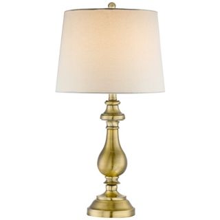 Brass Candlestick Table Lamp   #R7484