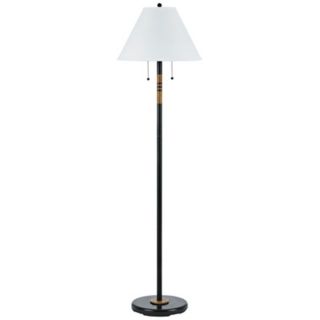 Alondra Twin Pull Dark Bronze Floor Lamp   #W1870