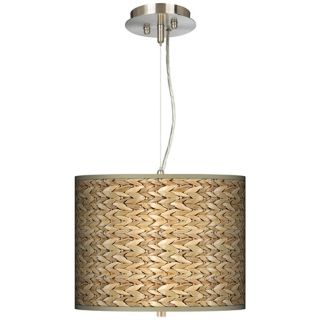 Seagrass Giclee 13 1/2" Wide Pendant Chandelier   #17374 N0618
