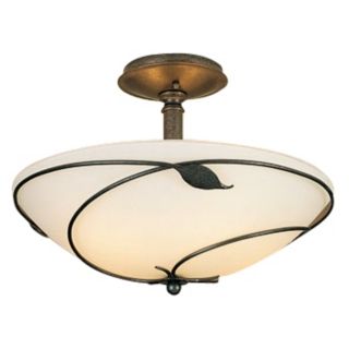 Hubbardton Forge 16" Wide Twining Leaf Ceiling Light Fixture   #77196