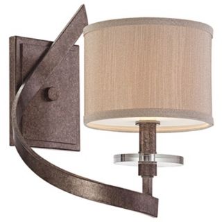 Luzon Nickel 12 1/2" High Savoy House Sconce   #W5704