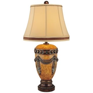 Jessica McClintock Romance Bronze Urn Table Lamp   #P9673