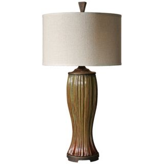 Uttermost Olivola Rust Red Table Lamp   #X0858