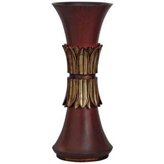 Francisco Dark Red 18" High Vase   #P2841
