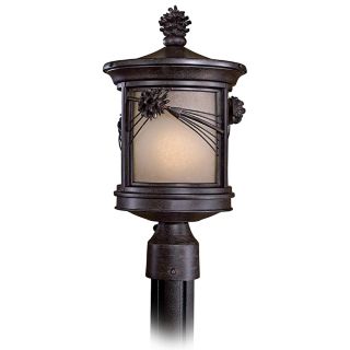 Abbey Lane 16 1/4" High Pine Cone Outdoor Post Light   #30194