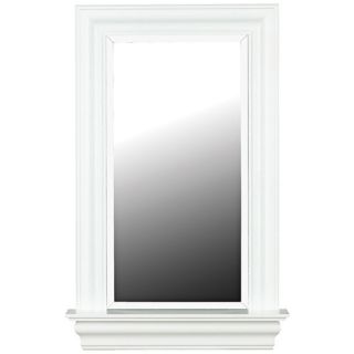 Lucarne White Gloss 37" High Wall Mirror   #T5041