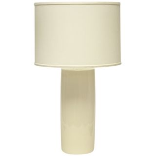 Haeger Potteries Cylinder Ivory Table Lamp   #U4998