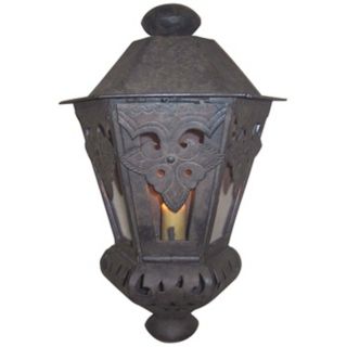 Laura Lee Morocco Large 18 1/2" H Half Wall Outdoor Lantern   #T3578