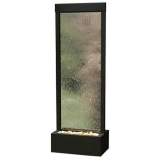 Gardenfall Black Onyx and Glass Indoor/Outdoor Fountain   #F8974