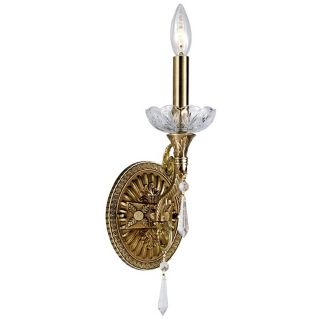 Seville Collection 18" High Aged Brass Wall Sconce   #07378