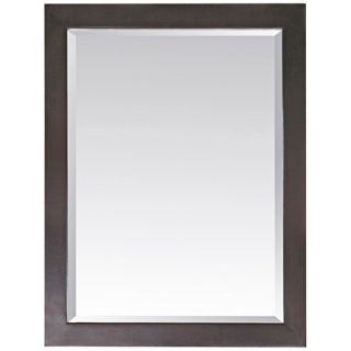 Venisia Black 33 1/2" High Rectangular Wall Mirror   #R9032