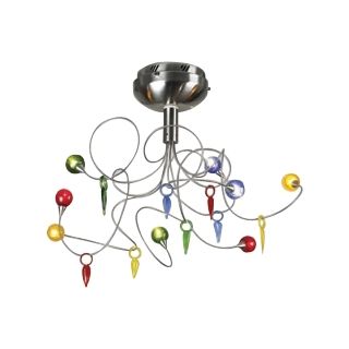 Colorful Contemporary 21" Wide Ceiling Light Fixture   #H4119
