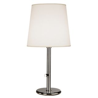 Robert Abbey Polished Nickel with Fondine Shade Table Lamp   #H6976
