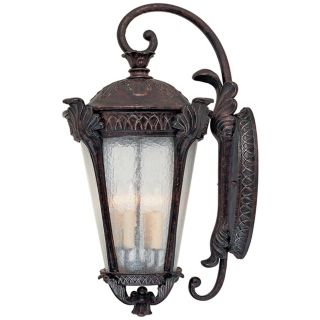 Pompia Distressed Bronze 28 1/4" High Outdoor Wall Light   #J6488