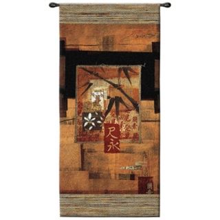 Bamboo Inspirations II Hanging 52" High Wall Tapestry   #J8970