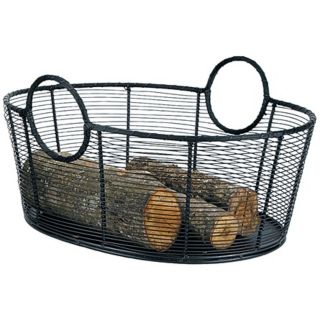 Large Steel Wire Basket Fireplace Wood Holder   #U9324