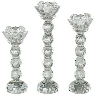 Clear, Candleholders Home Decor