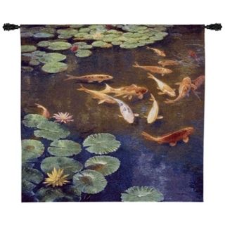 Inclinations Large 52" Wide Wall Hanging Tapestry   #J9011