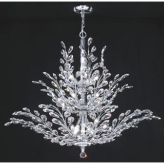James R. Moder Florale Collection Silver 41" Wide Chandelier   #15462