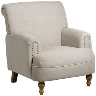 Madison Natural Linen Arm Chair   #W7934