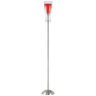 Lite Source Dopple Collection Red Torchiere   #H5753
