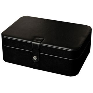 Mele & Co. Remy Black Faux Leather 48 Section Jewelry Box   #T1180