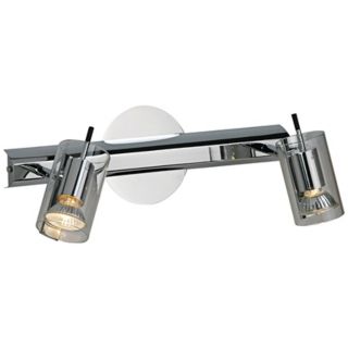 Flash Chrome 2 Light Bath Wall Sconce   #15288