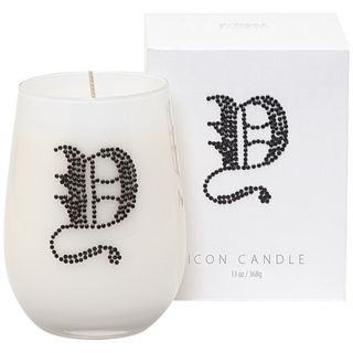 Letter "Y" Fragrant Monogram Stemless Wine Glass Candle   #W4784