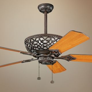52" Kichler Cortez Tannery Bronze Ceiling Fan   #H8214