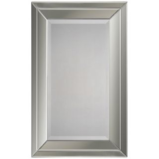 Frameless Beveled Rectangular 38" High Wall Mirror   #M3568