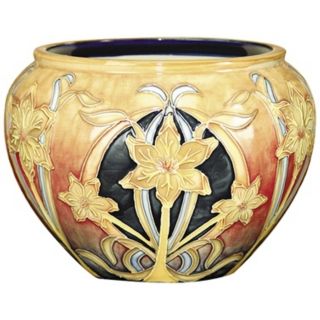 Dale Tiffany Pasque Flower Hand Painted Porcelain Pot   #X5534