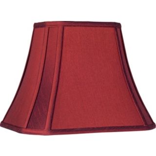 Crimson Red Cut Corner Lamp Shade 6/8x11/14x11 (Spider)   #79135