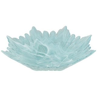 Blue Alabaster Sunflower Bowl   #W0599