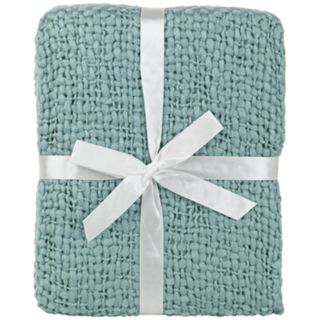 Tobias Collection Spa Blue Throw   #M2806