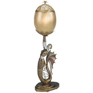 Hand Made Siren of the Sea Accent Table Lamp   #T2555