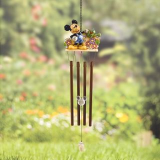Disney Traditions Garden Mickey Mouse Wind Chime
