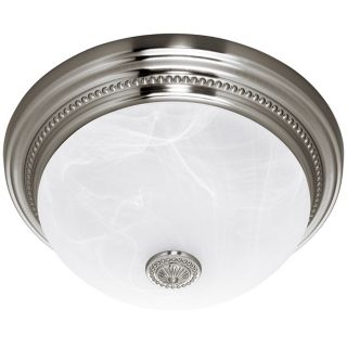 Hunter Brushed Nickel Ashbury Bathroom Fan Light   #06803