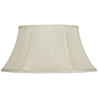 Eggshell Modified Drum Lamp Shade 9x14x8.25 (Spider)   #V9597