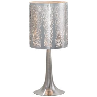Brushed Steel Table Lamps