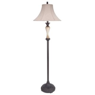 Antique Walnut Floor Lamp   #71245