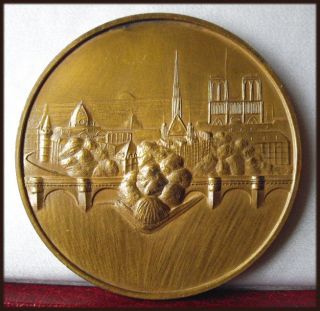 LG Bronze Art Medal of Jules Romains French Author