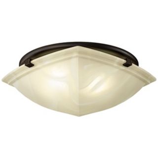 Classic Square Rubbed Bronze Bathroom Fan with Light   #K7704