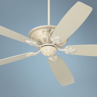 60" Casa Montego Rubbed White Ceiling Fan   #R4086 R4090