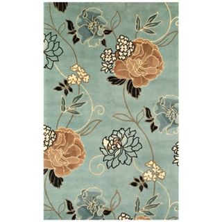 Catalina Collection Blue Paradise Area Rug   #W7777