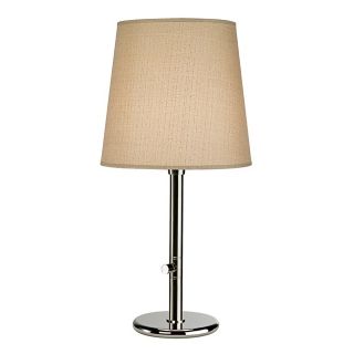 Robert Abbey Polished Nickel with Taupe Shade Table Lamp   #H6974