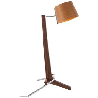 Cerno Silva Oiled Walnut and Beech Desk Lamp   #X6738