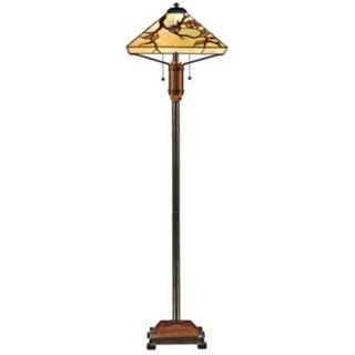 Quoizel Grove Park Tiffany Style Floor Lamp   #75907